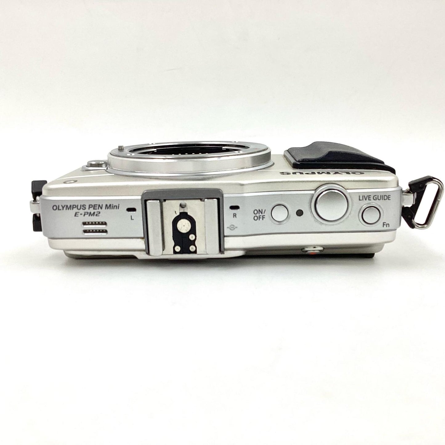 【全額返金保証】【最速発送】OLYMPUS デジタル一眼 PEN mini E-PM2 ボディ シルバー 美品 動作確認済