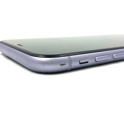 【全額返金保証】【最速発送】Apple iPhone iPhone 11 64GB パープル Softbank SIMフリー 白ロム 動作確認済 79%