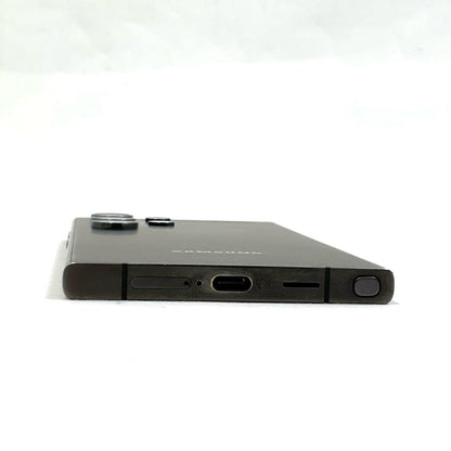 【全額返金保証】【最速発送】SAMSUNG Galaxy S24 Ultra 512GB チタニウム ブラック au SCG26 白ロム 動作確認済