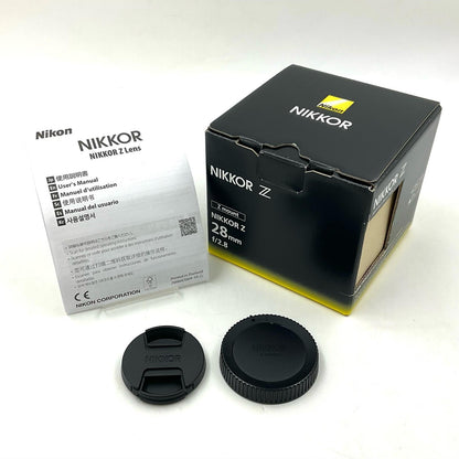 【全額返金保証】【最速発送】Nikon NIKKOR Z 28mm f/2.8 ブラック 超美品 動作確認済