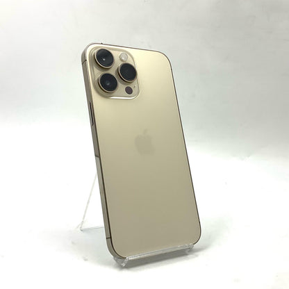 【全額返金保証】【最速発送】Apple iPhone iPhone 14 Pro Max 128GB ゴールド Softbank 白ロム 動作確認済 79%