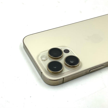 【全額返金保証】【最速発送】Apple iPhone iPhone 14 Pro Max 128GB ゴールド Softbank 白ロム 動作確認済 79%