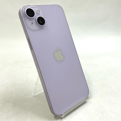 【全額返金保証】【最速発送】Apple iPhone iPhone 14 Plus 128GB パープル Softbank 白ロム 美品 動作確認済 90%