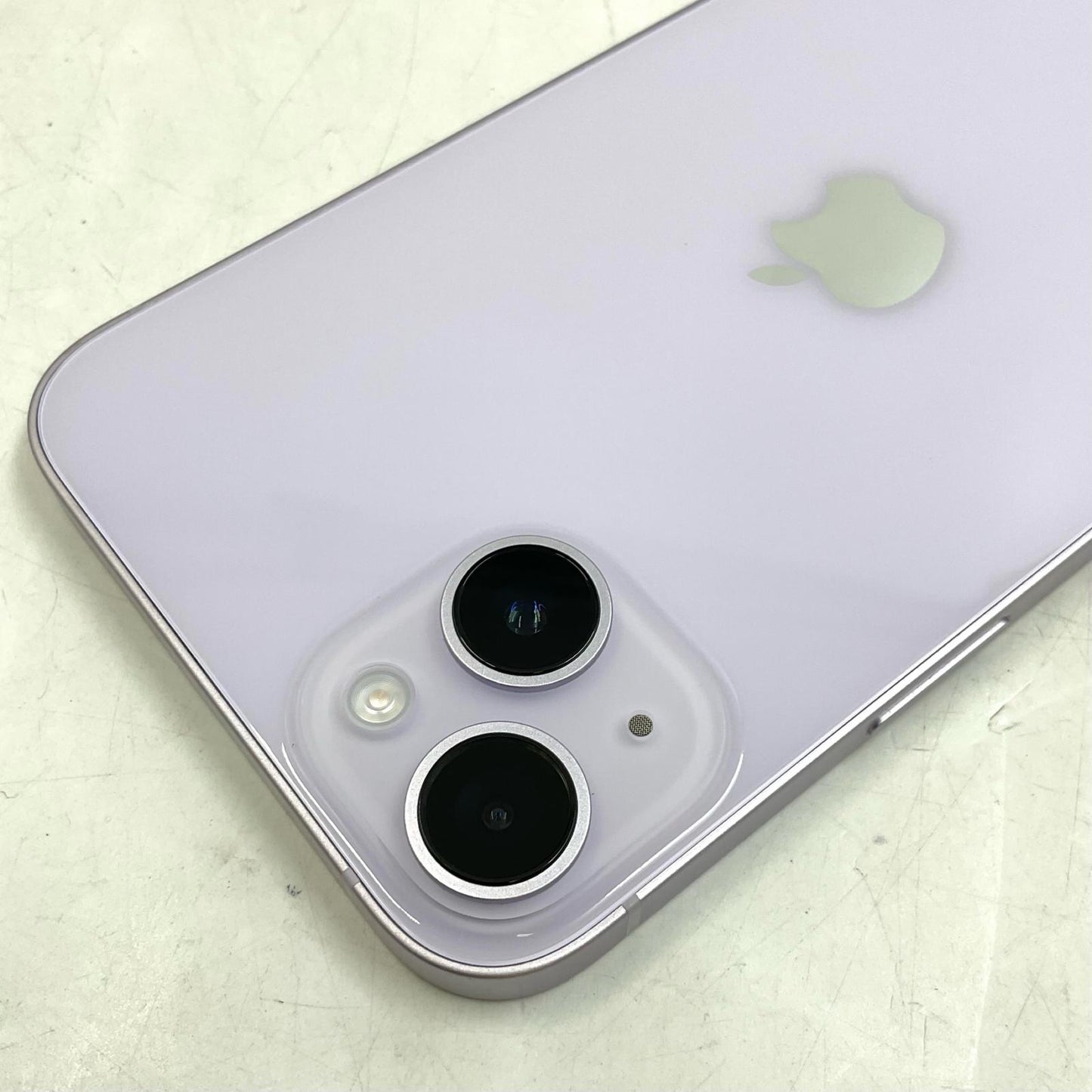 【全額返金保証】【最速発送】Apple iPhone iPhone 14 Plus 128GB パープル Softbank 白ロム 美品 動作確認済 90%