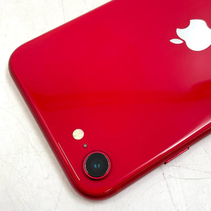 【全額返金保証】【最速発送】Apple iPhone iPhone SE（第2世代） 64GB プロダクトレッド Softbank SIMフリー 白ロム 動作確認済 74%