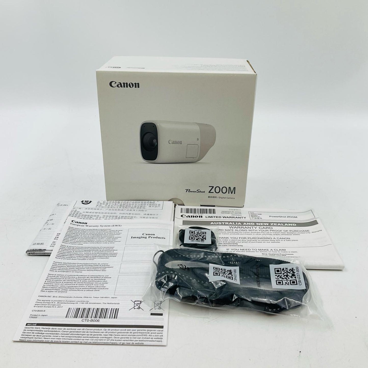 【全額返金保証】【最速発送】Canon PowerShot ZOOM ホワイト 美品 動作確認済