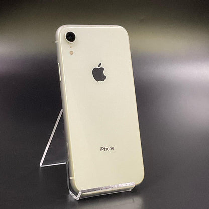 【最速発送】Apple iPhone iPhone XR 64GB ホワイト au 白ロム【難有】 77%