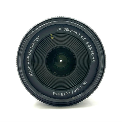【全額返金保証】【最速発送】Nikon AF-P DX NIKKOR 70-300mm f/4.5-6.3G ED VR 美品 動作確認済