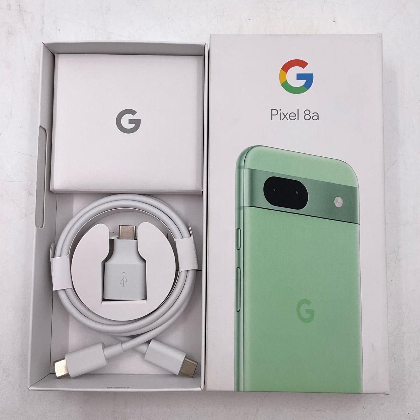 【全額返金保証】【最速発送】Google Pixel 8a 128GB Aloe SIMフリー G576D 白ロム 美品 動作確認済