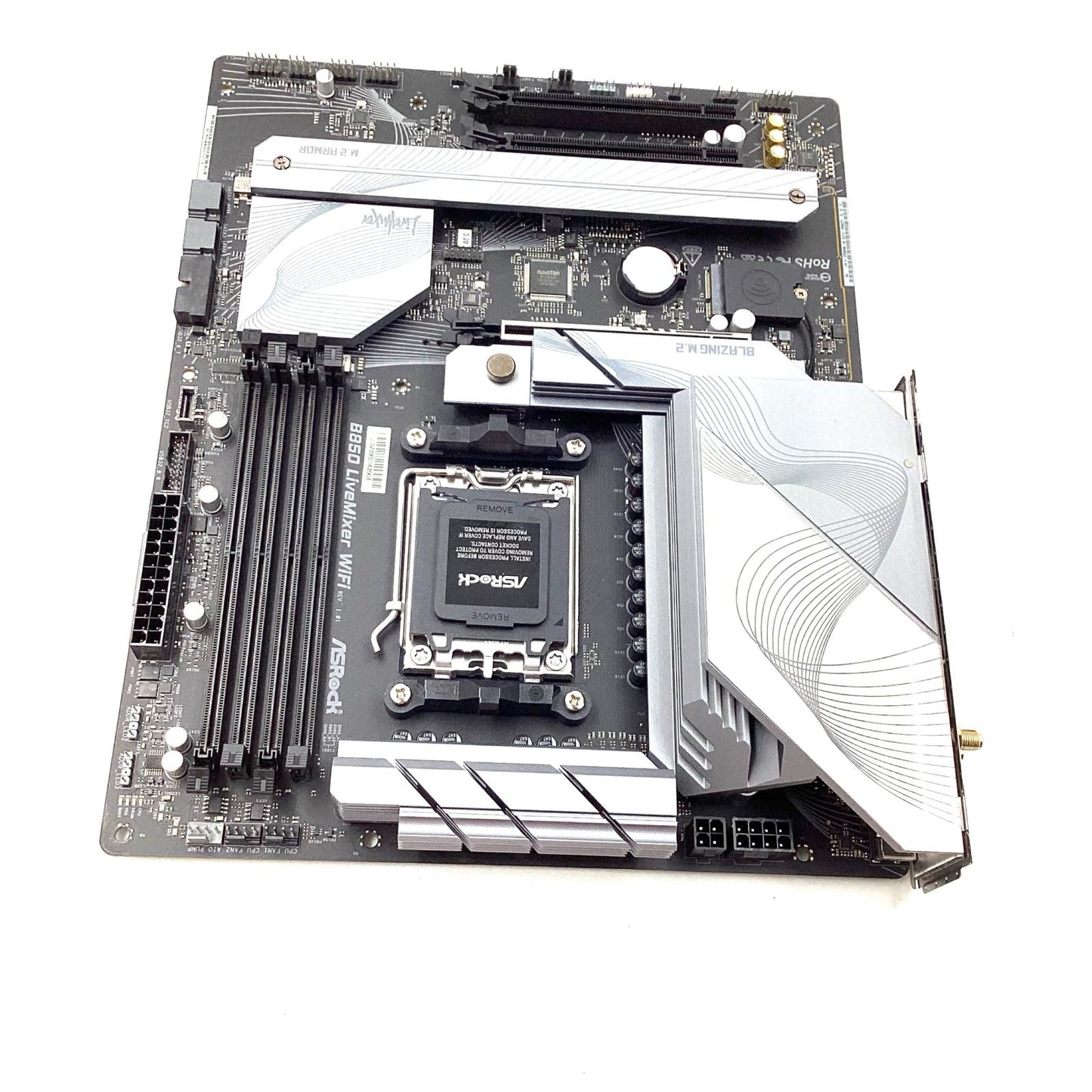 【全額返金保証】【最速発送】ASRock マザーボード SocketAM5 ATXマザーボード B850 LiveMixer WiFi 美品 動作確認済