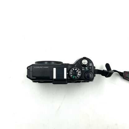 【全額返金保証】【最速発送】Nikon コンパクトデジタルカメラ COOLPIX P6000 ブラック 動作確認済