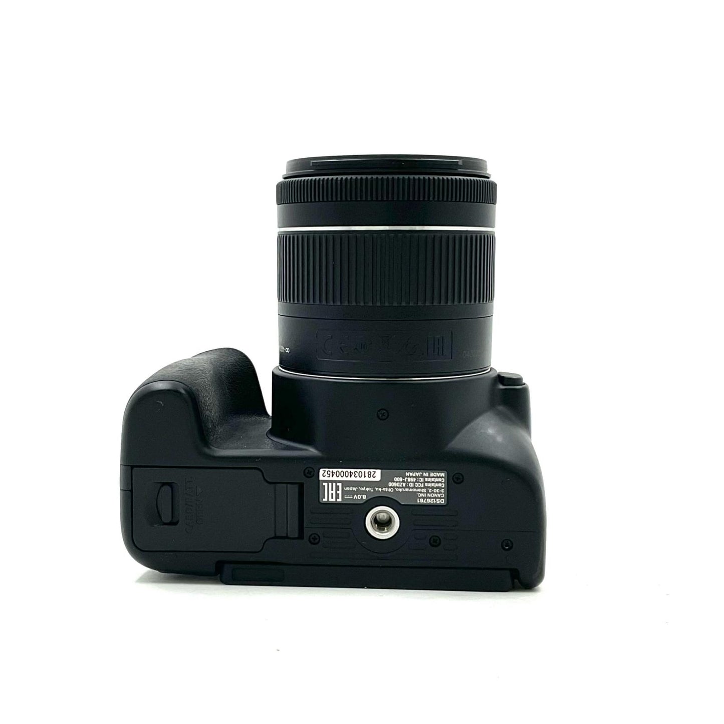 【全額返金保証】【最速発送】Canon デジタル一眼 EOS Kiss X10 EF-S18-55 IS STM レンズキット ブラック 美品 動作確認済