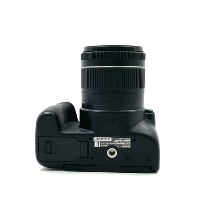 【全額返金保証】【最速発送】Canon デジタル一眼 EOS Kiss X10 EF-S18-55 IS STM レンズキット ブラック 美品 動作確認済