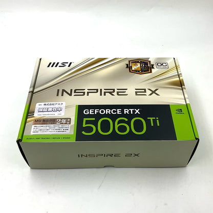 【全額返金保証】【最速発送】MSI GeForce RTX5060Ti 8GB G506T-812C 新品未開封 即納OK