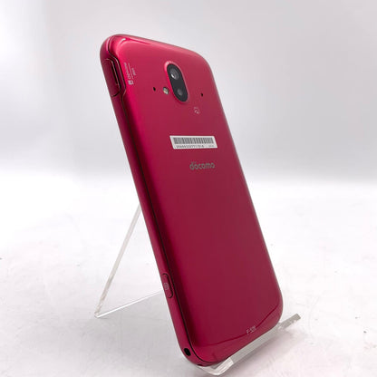 【全額返金保証】【最速発送】FCNT社 ラクラクスマートフォン 64GB ピンク docomo F-52B 白ロム 動作確認済