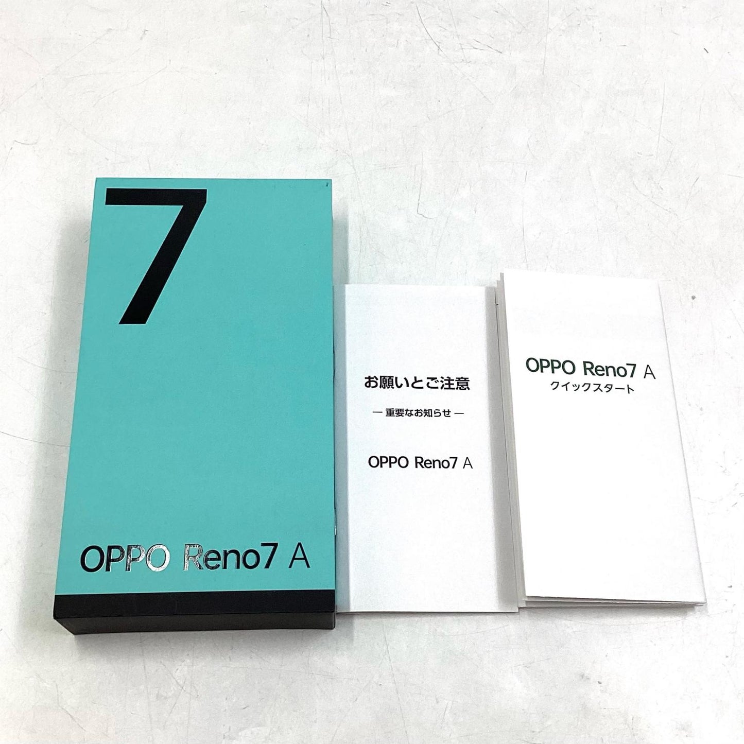 【最速発送】OPPO Reno 7 A 128GB ドリームブルー Softbank A201OP 白ロム【難有】