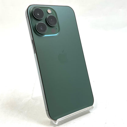 【全額返金保証】【最速発送】Apple iPhone iPhone 13 Pro 256GB アルパイングリーン docomo 白ロム 美品 動作確認済 95%