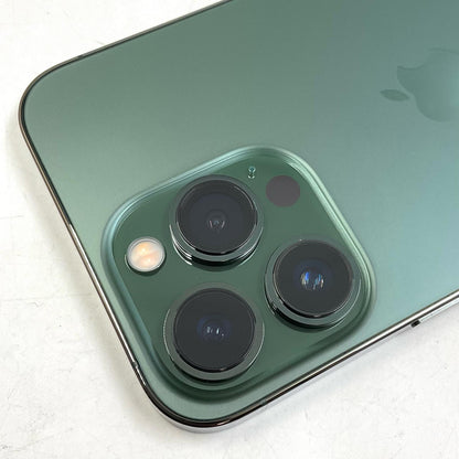 【全額返金保証】【最速発送】Apple iPhone iPhone 13 Pro 256GB アルパイングリーン docomo 白ロム 美品 動作確認済 95%