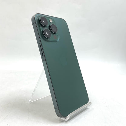 【全額返金保証】【最速発送】Apple iPhone iPhone 13 Pro 256GB アルパイングリーン docomo SIMフリー 白ロム 動作確認済 80%