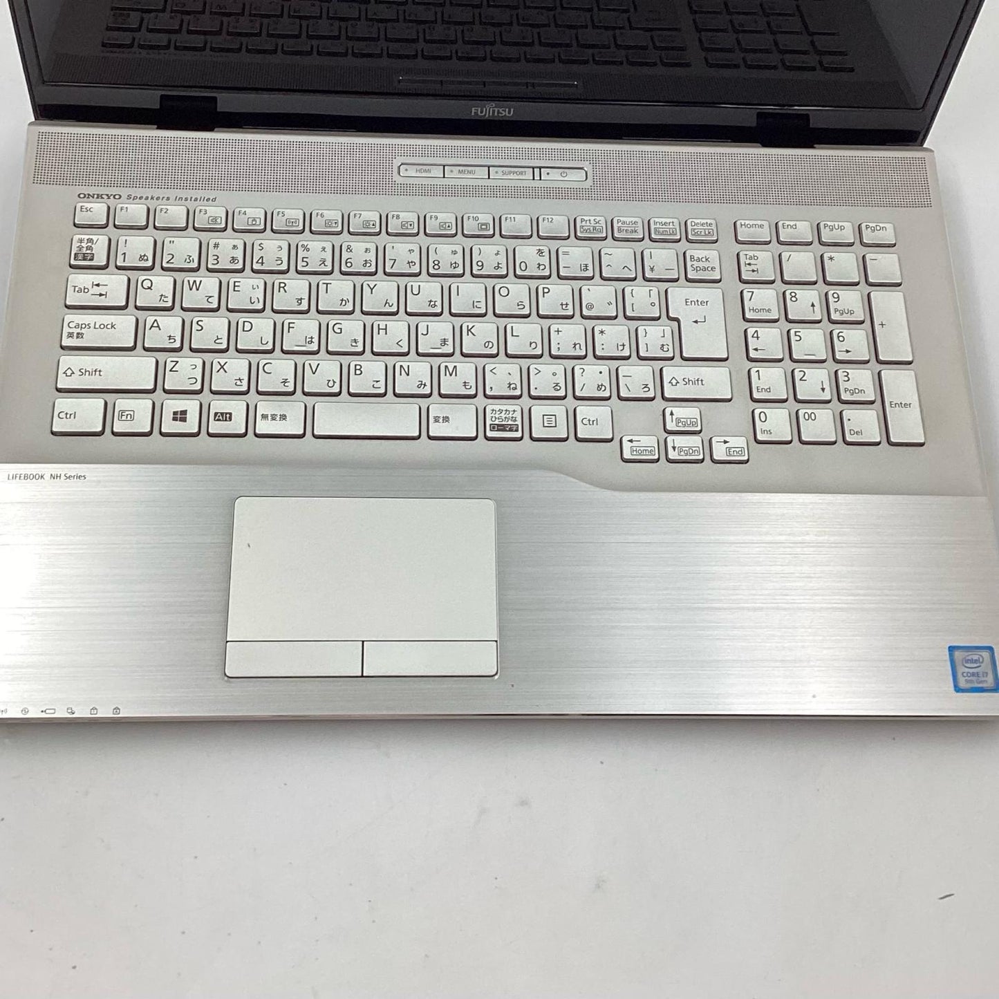 【最速発送】FUJITSU LIFEBOOK NH9D/D2 Intel(R)Core(TM)i7-9750H 8GB M.2 SSD 256GB HDD 1TB 26%【難有】