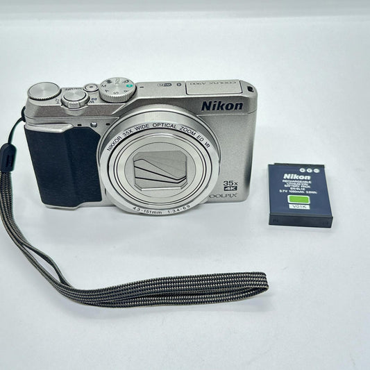 【全額返金保証】【最速発送】Nikon コンパクトデジタルカメラ COOLPIX A900 [シルバー] 動作確認済