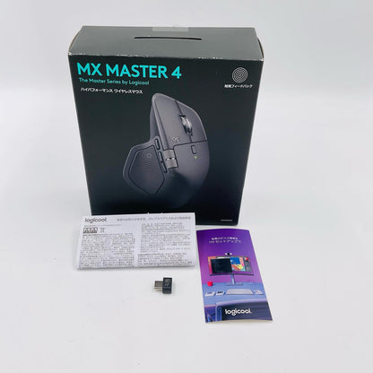 【全額返金保証】【最速発送】Logicool MX Master 4 MX2400GRd 美品 動作確認済