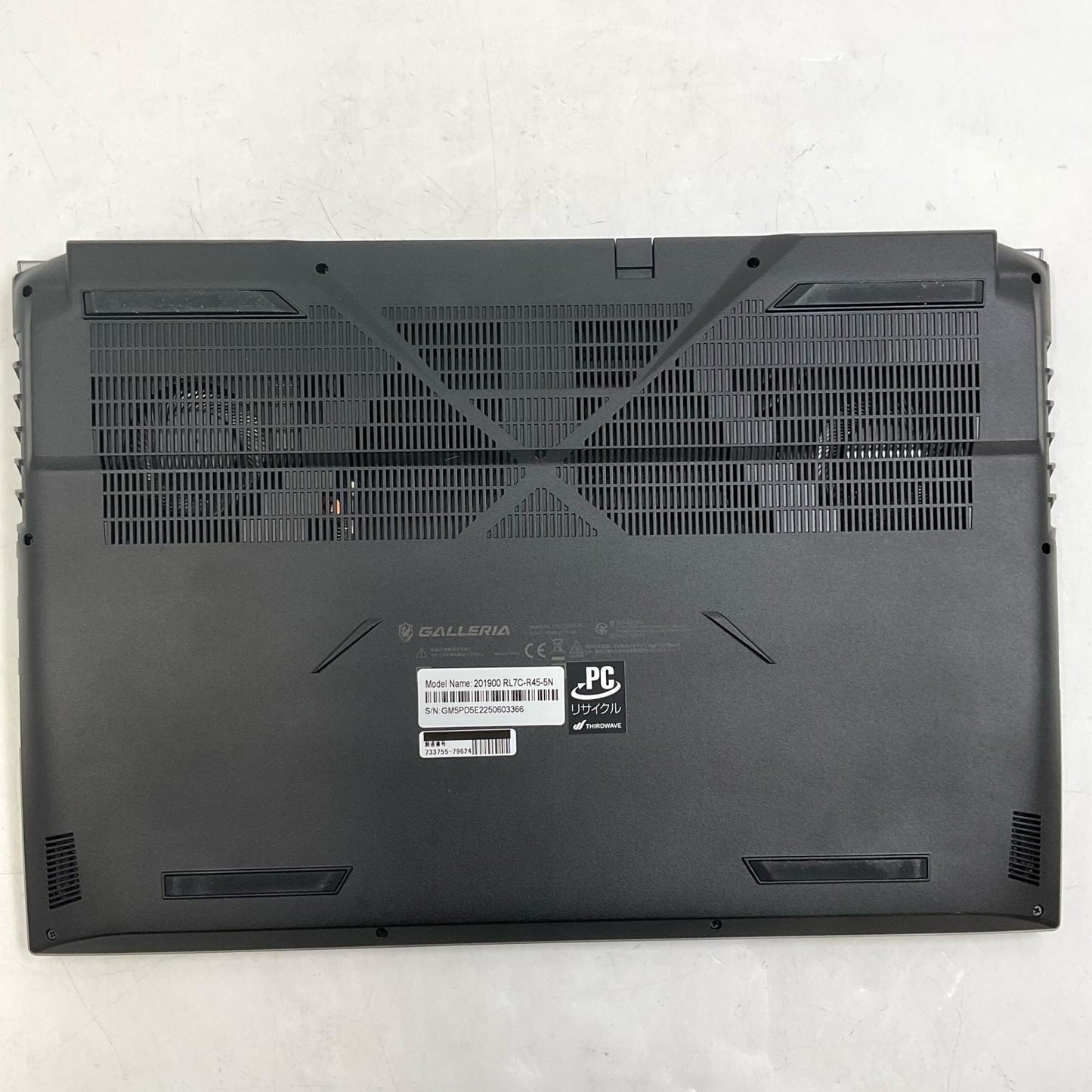【全額返金保証】【最速発送】ドスパラ GALLERIA RL7C-R45-5N 13th Gen Intel(R) Core(TM) i7-13620H 32GB M.2 SSD 512GB NVIDIA GeForce RTX 4050 Laptop GPU 100% 美品 動作確認済