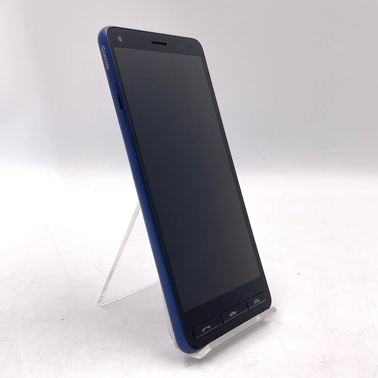 【全額返金保証】【最速発送】京セラ かんたんスマホ 2 32GB ブルー Softbank SIMフリー A001KC 白ロム 動作確認済