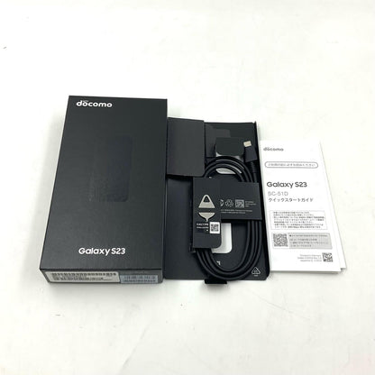 【全額返金保証】【最速発送】 Galaxy S23 256GB ブラック系 SIMフリー SC-51D 白ロム 新品未開封 即納OK