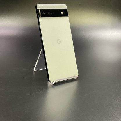 【最速発送】 Google Pixel 6a 128GB ホワイト系 au SIMフリー Pixel 6a 白ロム【難有】