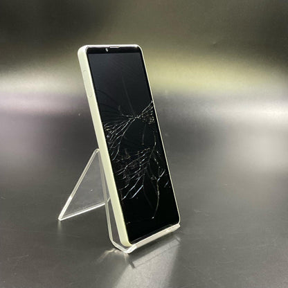 【最速発送】 Xperia 10 IV 128GB ホワイト系 docomo SIMフリー SO-52C 白ロム【難有】