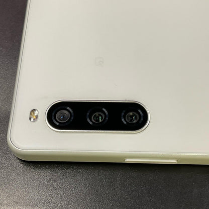 【最速発送】 Xperia 10 IV 128GB ホワイト系 docomo SIMフリー SO-52C 白ロム【難有】