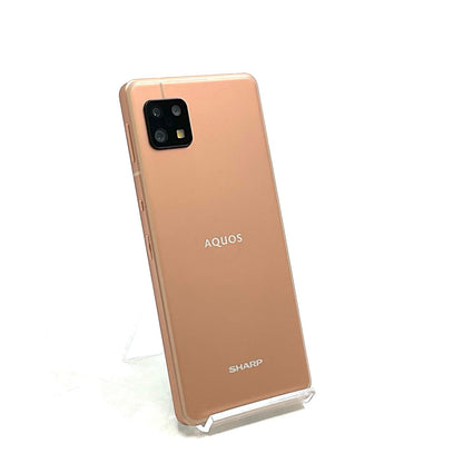 【最速発送】SHARP AQUOS sense6 128GB ピンク SIMフリー SH-M19 白ロム【難有】