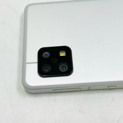 【全額返金保証】【最速発送】SHARP AQUOS sense6 128GB シルバー SIMフリー SH-M19 白ロム 動作確認済