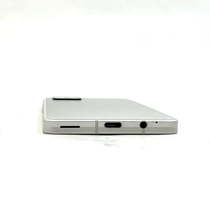 【全額返金保証】【最速発送】SHARP AQUOS sense6 128GB シルバー SIMフリー SH-M19 白ロム 動作確認済