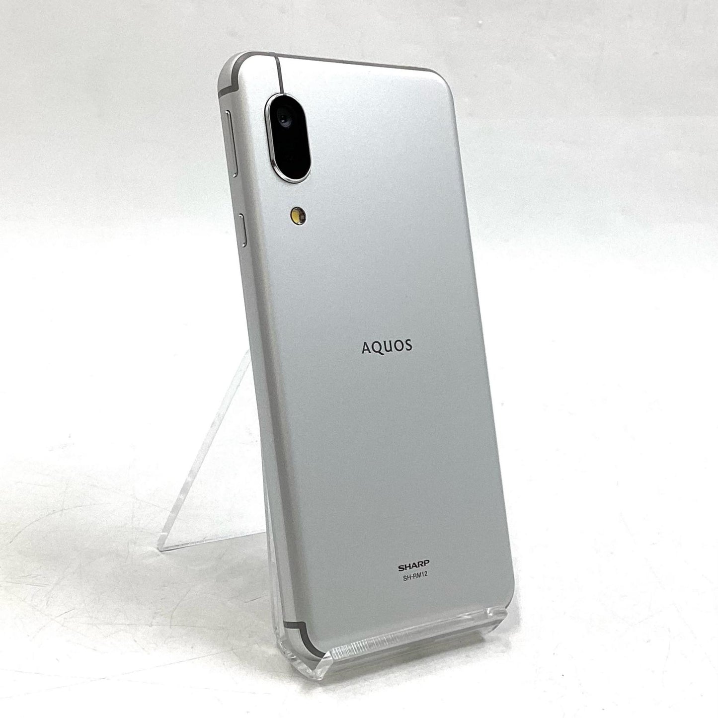 【最速発送】SHARP AQUOS sense3 lite 64GB シルバーホワイト 楽天モバイル SH-RM12 白ロム【難有】