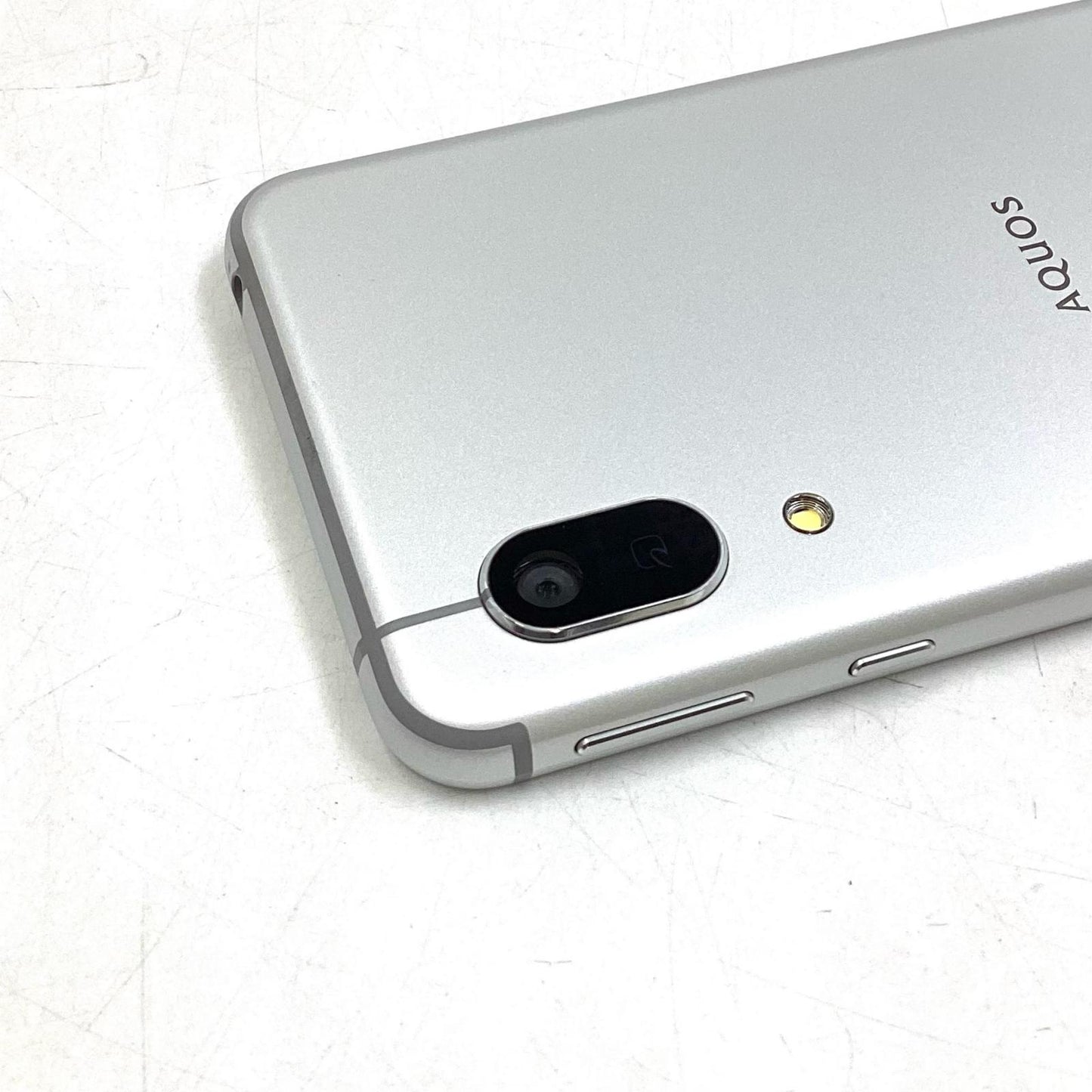 【最速発送】SHARP AQUOS sense3 lite 64GB シルバーホワイト 楽天モバイル SH-RM12 白ロム【難有】