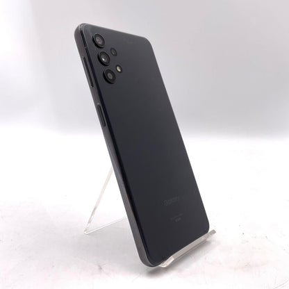 【全額返金保証】【最速発送】SAMSUNG Galaxy A32 5G 64GB オーサムブラック au SCG08 白ロム 動作確認済