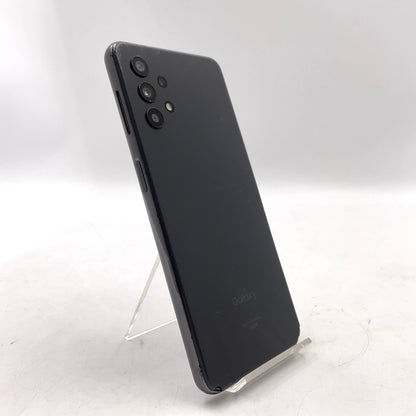 【全額返金保証】【最速発送】SAMSUNG Galaxy A32 5G 64GB オーサムブラック au SCG08 白ロム 動作確認済