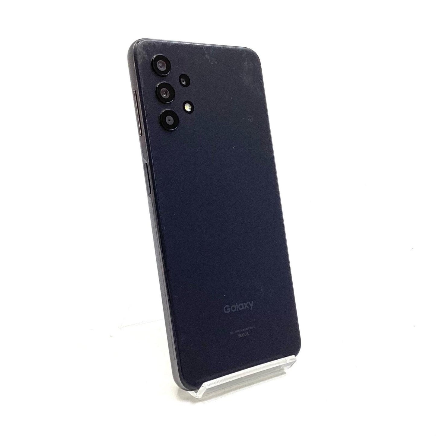 【全額返金保証】【最速発送】SAMSUNG Galaxy A32 5G 64GB オーサムブラック au SCG08 白ロム 動作確認済