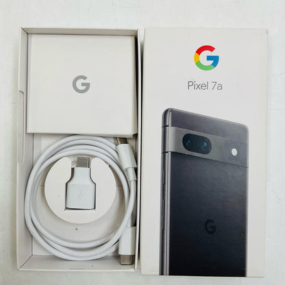 【全額返金保証】【最速発送】Google Pixel 7a 128GB チャコール docomo SIMフリー G82U8 白ロム 動作確認済