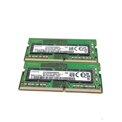 【全額返金保証】【最速発送】Samsung ノートPC用メモリ 8GB×2枚組 M471A1G44AB0-CWE 美品 動作確認済
