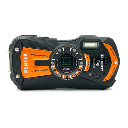 【全額返金保証】【最速発送】PENTAX コンパクトデジタルカメラ Optio WG-2 GPS [シャイニーオレンジ] 動作確認済