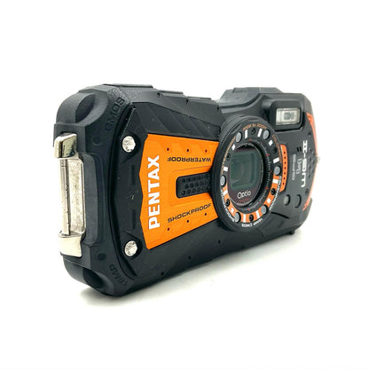【全額返金保証】【最速発送】PENTAX コンパクトデジタルカメラ Optio WG-2 GPS [シャイニーオレンジ] 動作確認済