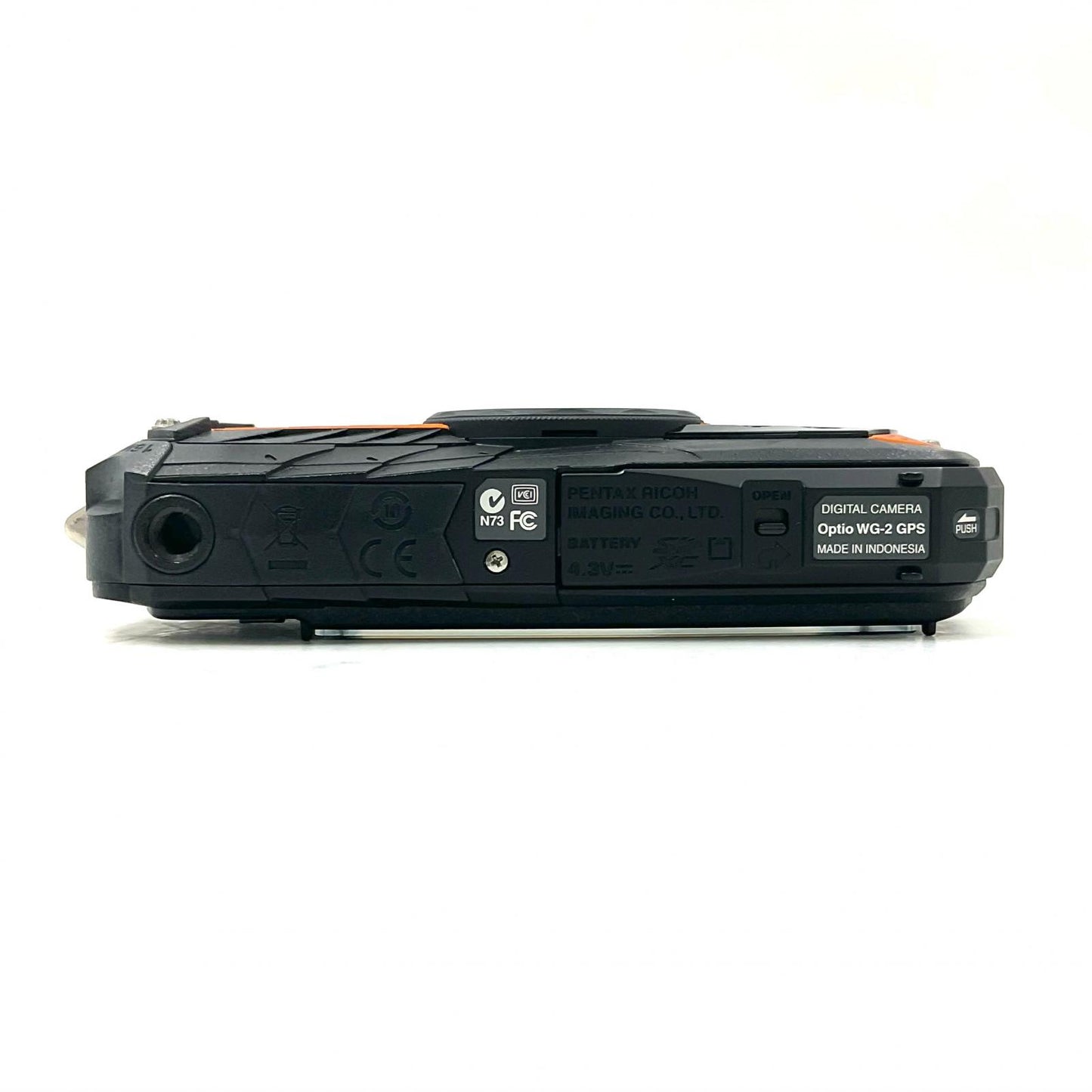 【全額返金保証】【最速発送】PENTAX コンパクトデジタルカメラ Optio WG-2 GPS [シャイニーオレンジ] 動作確認済