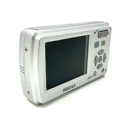 【全額返金保証】【最速発送】PENTAX コンパクトデジタルカメラ Optio E60 美品 動作確認済