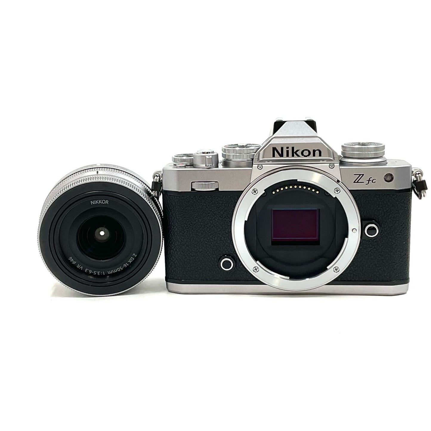【全額返金保証】【最速発送】Nikon デジタル一眼 Z fc 16-50 VR レンズキット [シルバー] 超美品 動作確認済
