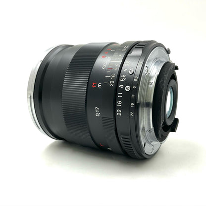 【全額返金保証】【最速発送】Carl Zeiss カールツァイス ニコンFマウント用 Distagon T* 2.8/25 ZF 美品 動作確認済