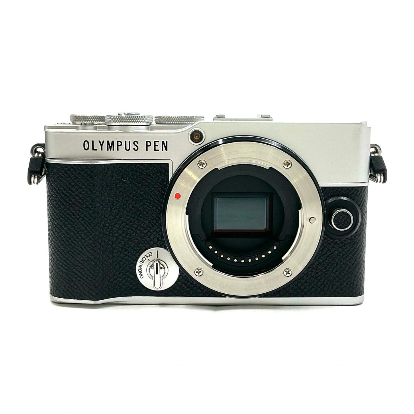 【全額返金保証】【最速発送】OLYMPUS デジタル一眼 PEN E-P7 ボディ シルバー 美品 動作確認済