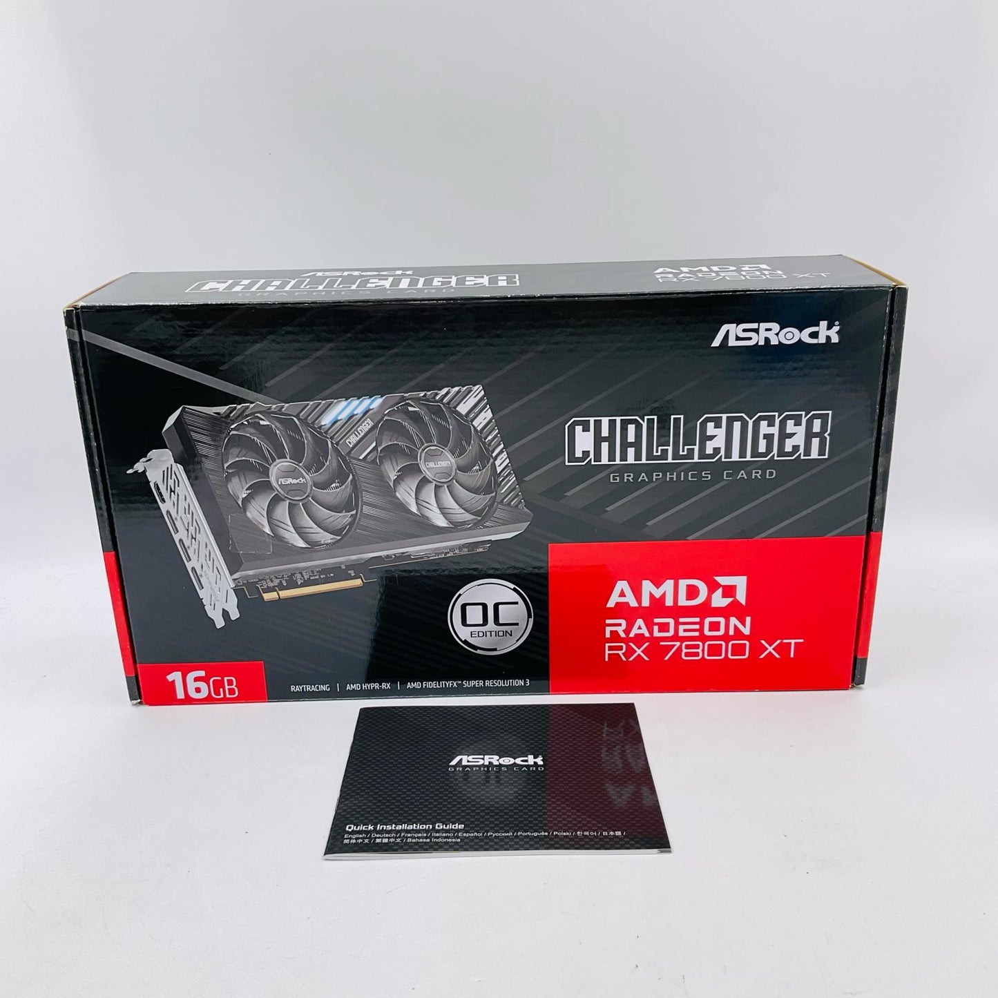 【全額返金保証】【最速発送】ASRock グラフィックボード RX7800XT Challenger 16GO 美品 動作確認済